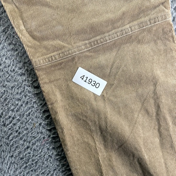 Lauren Ralph Lauren Pant Womens 12 Beige Cotton Corduroy Cargo Straight Utility - Picture 10 of 10